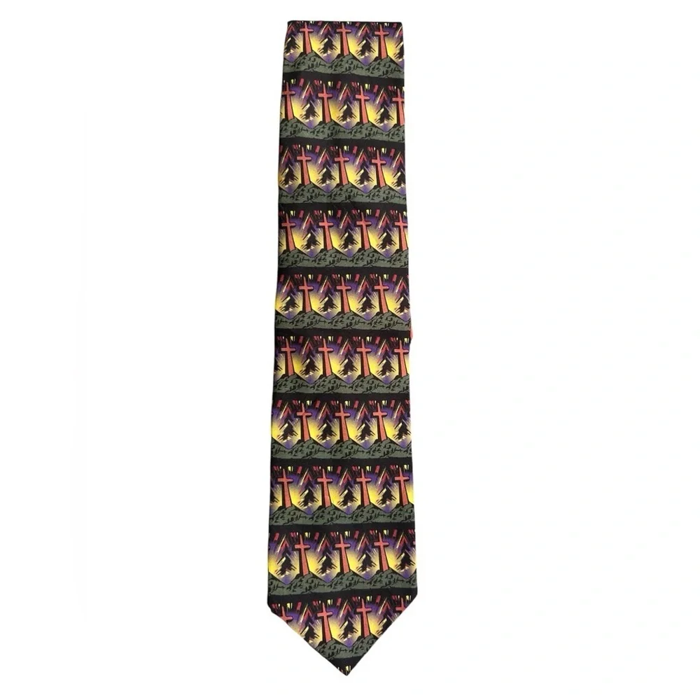 Ralph Marlin The Cross of Life Tie Gift Bundle with Bible Cover